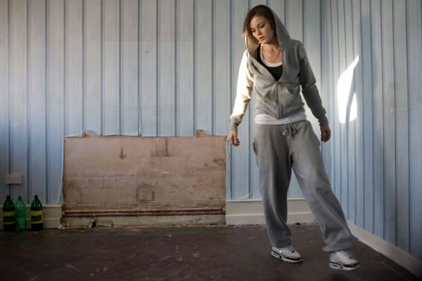 Katie Jarvis en fish-tank