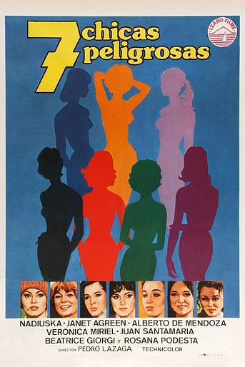 Poster de Siete Chicas Peligrosas