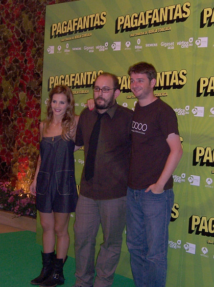 Borja Cobeaga, Sabrina Garciarena y Gorka Otxoa en Pagafantas