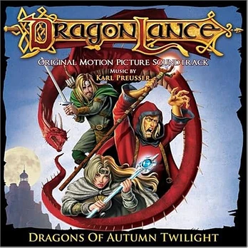 Carátula de la banda de sonido de Dragonlance: Dragons of Autumn Twilight