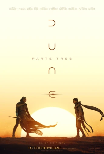 Poster de Dune: Parte tres 