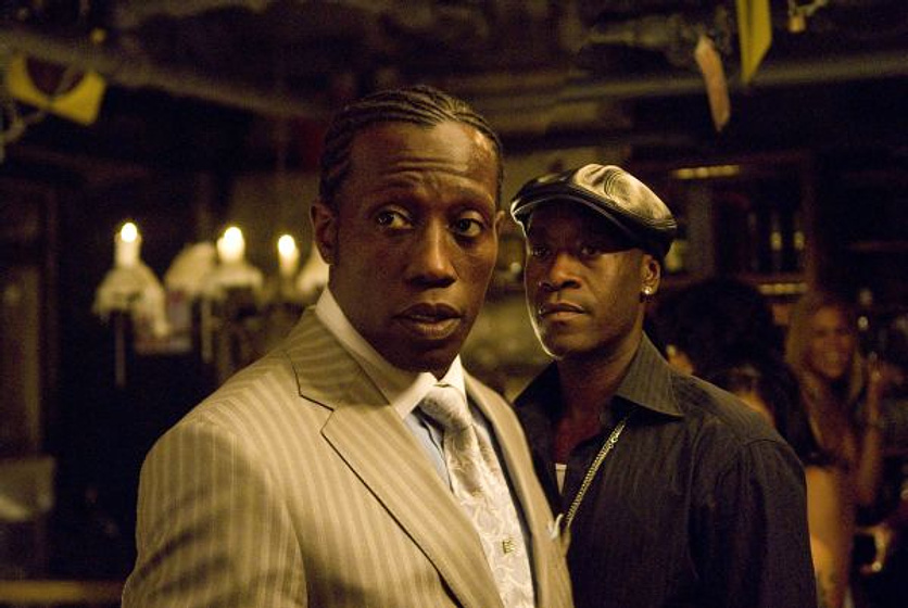 Wesley Snipes y Don Cheadle en Los Amos de Brooklyn