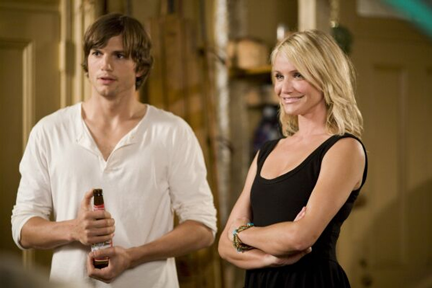 Ashton Kutcher y Cameron Diaz en Algo Pasa en Las Vegas