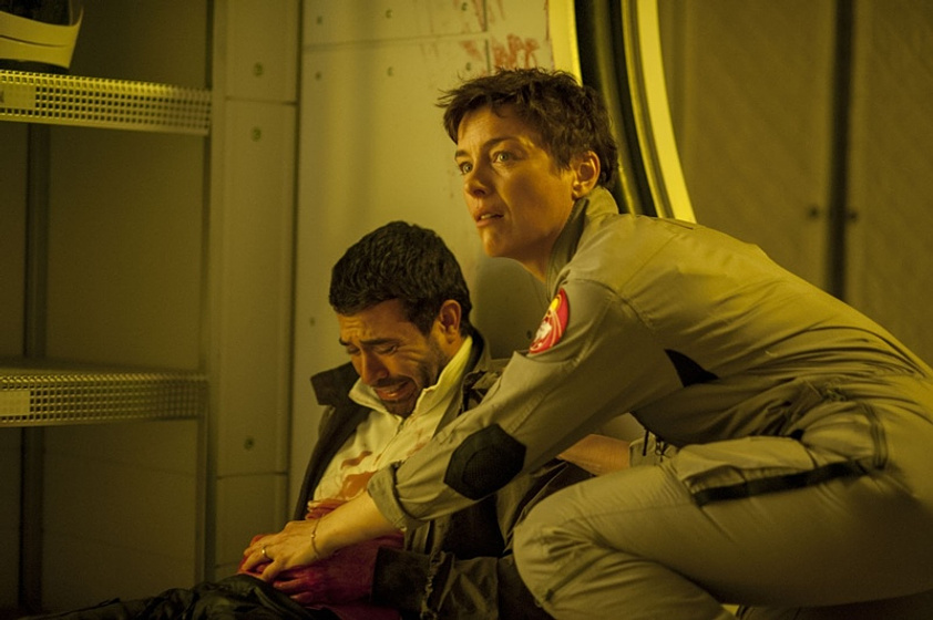 Olivia Williams y Tom Cullen en Los Últimos días en Marte