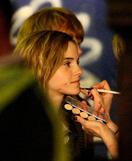 Emma Watson en Harry Potter y las reliquias de la muerte, Primera parte (Rodaje)