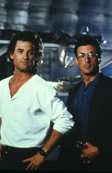 Kurt Russell y Sylvester Stallone en Tango y Cash