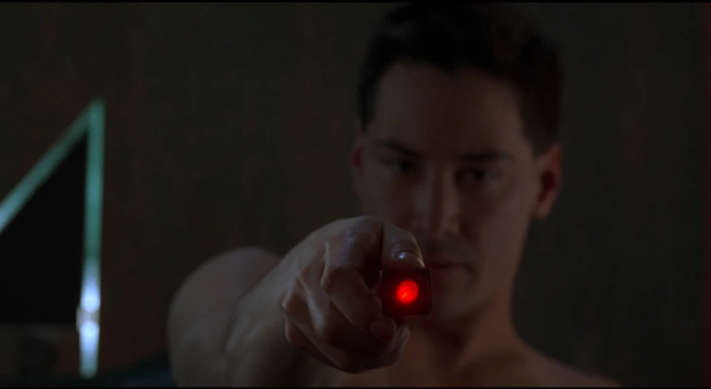 Keanu Reeves en Johnny Mnemonic