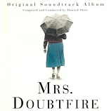 Carátula de la banda de sonido de Señora Doubtfire, papá de por vida