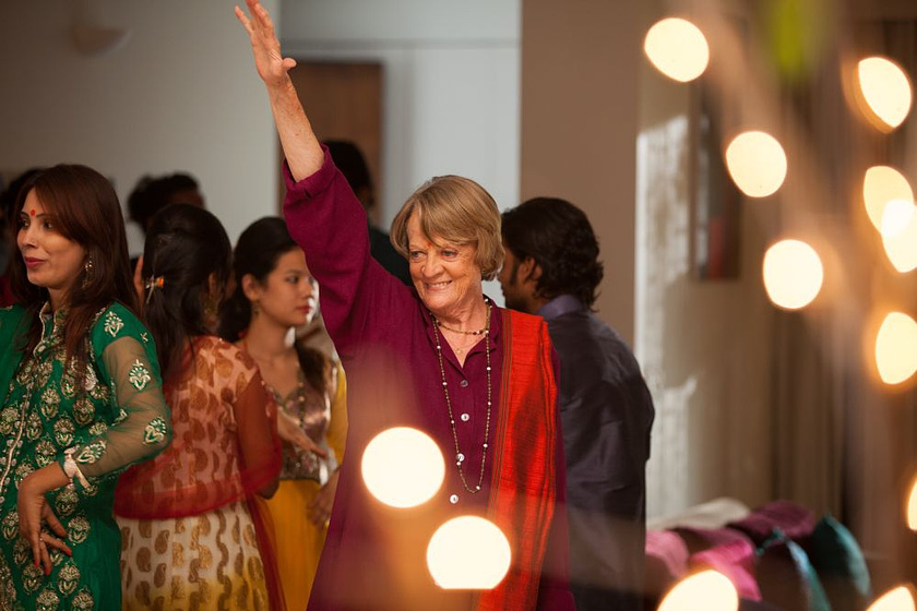 Maggie Smith en El Nuevo exótico hotel Marigold