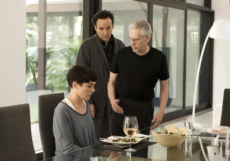 John Cusack, David Cronenberg y Olivia Williams en maps-to-the-stars