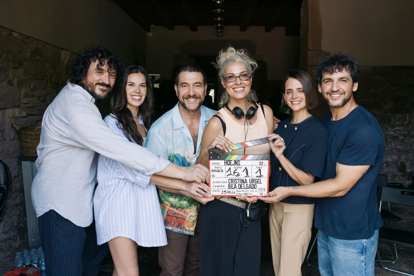 Macarena Gómez, Fran Perea, Cristina Urgel, David Pareja y Raúl Tejón en hasta-que-el-juzgado-nos-separe (Rodaje)