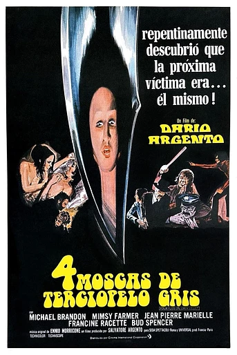 Poster de Cuatro Moscas sobre Terciopelo Gris