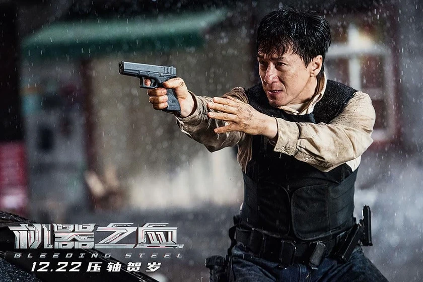 Jackie Chan en bleeding-steel