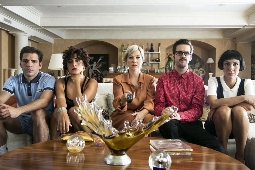 Candela Peña, Pilar Castro, Jorge Monje y Julián López en el-tiempo-de-los-monstruos