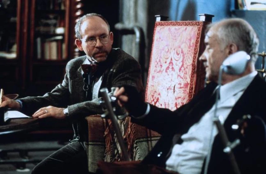 Armin Mueller-Stahl y Bob Balaban en conversation-with-the-beast
