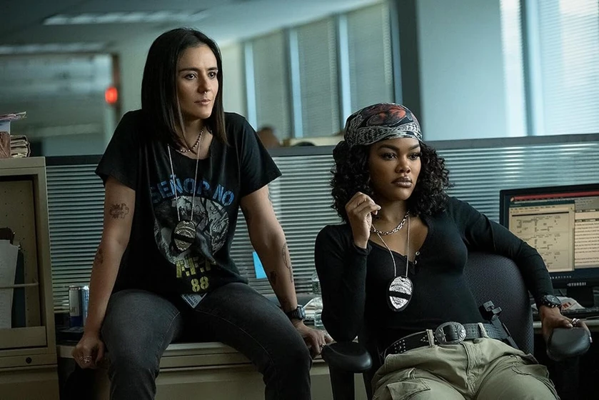 Catalina Sandino Moreno y Teyana Taylor en el-botin
