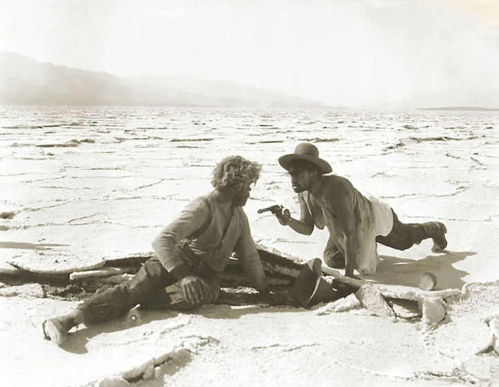 Jean Hersholt y Gibson Gowland en avaricia