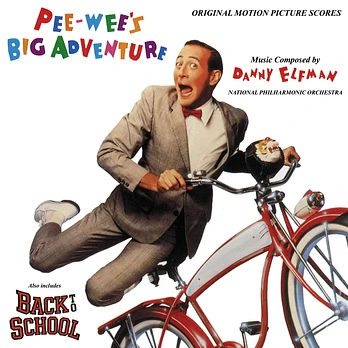 Carátula de la banda de sonido de La Gran aventura de Pee-wee
