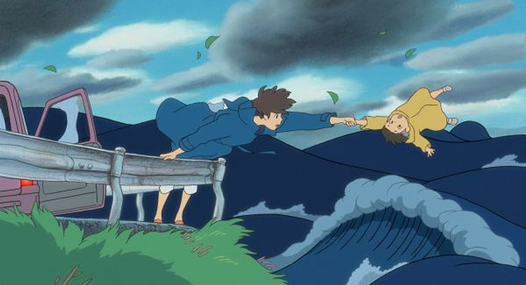 Imagen de Ponyo en el acantilado