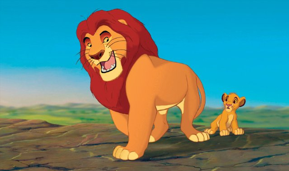 Imagen de El Rey León (Simba y Mufasa)