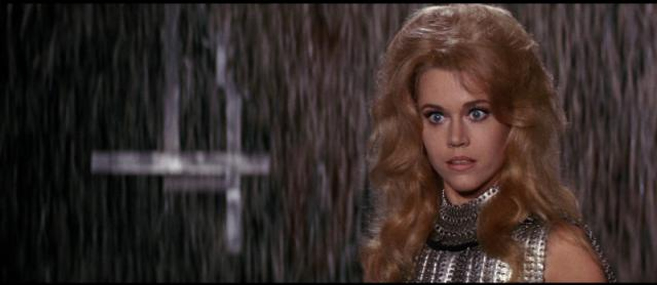 Jane Fonda en Barbarella, la Venus del Espacio