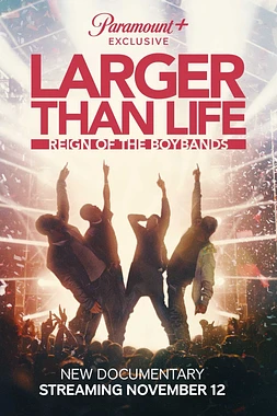 poster of movie Larger than Life: Reign of the Boybands