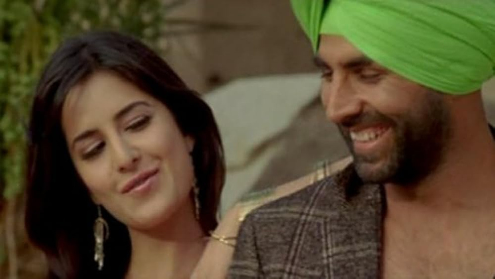 Katrina Kaif y Akshay Kumar en singh-is-king