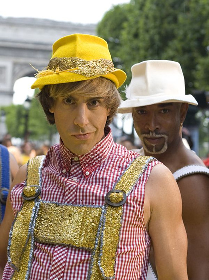 Sacha Baron Cohen en Brüno (Premiere en Paris. Junio 2009)