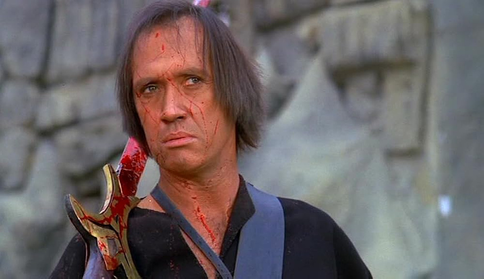 David Carradine en el-guerrero-y-la-hechicera
