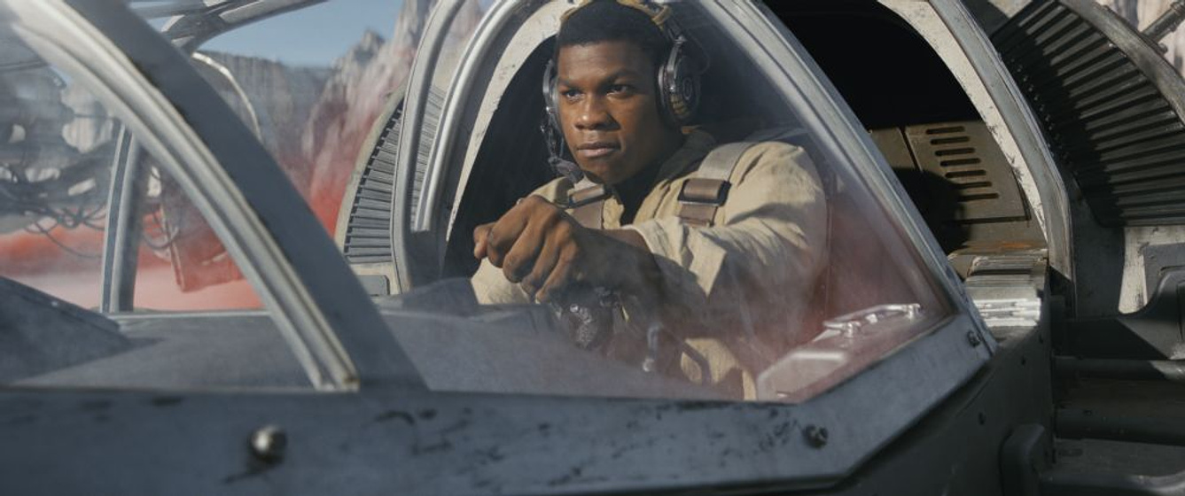 John Boyega en Star Wars: Los Últimos Jedi