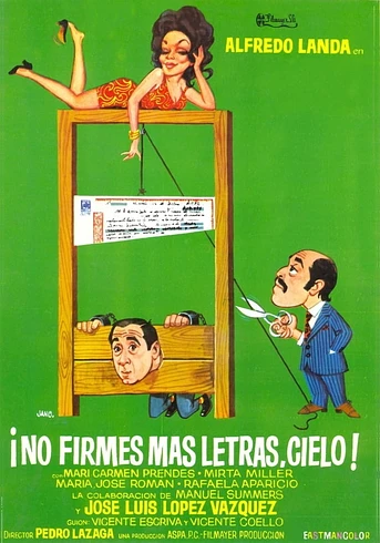 Poster de No Firmes Más Letras, Cielo