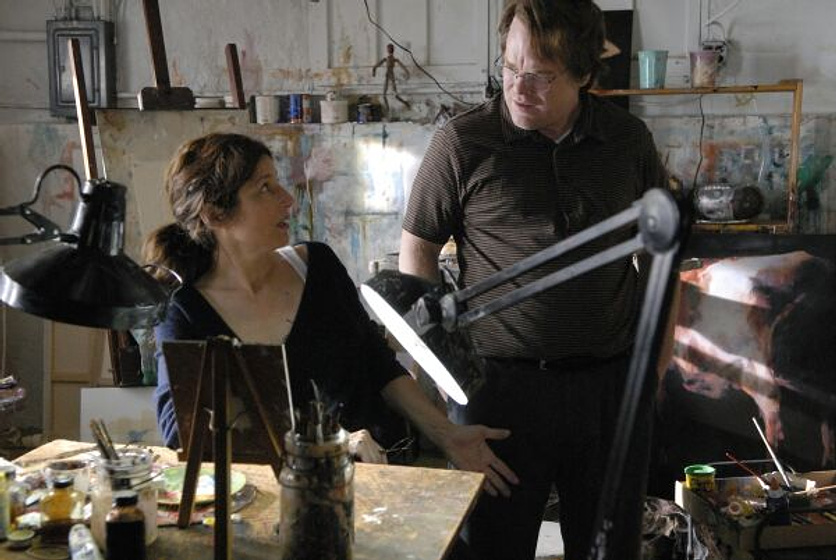 Catherine Keener y Philip Seymour Hoffman en Synecdoche, New York