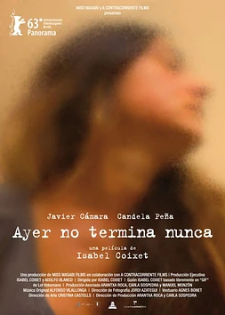 poster of movie Ayer no termina nunca