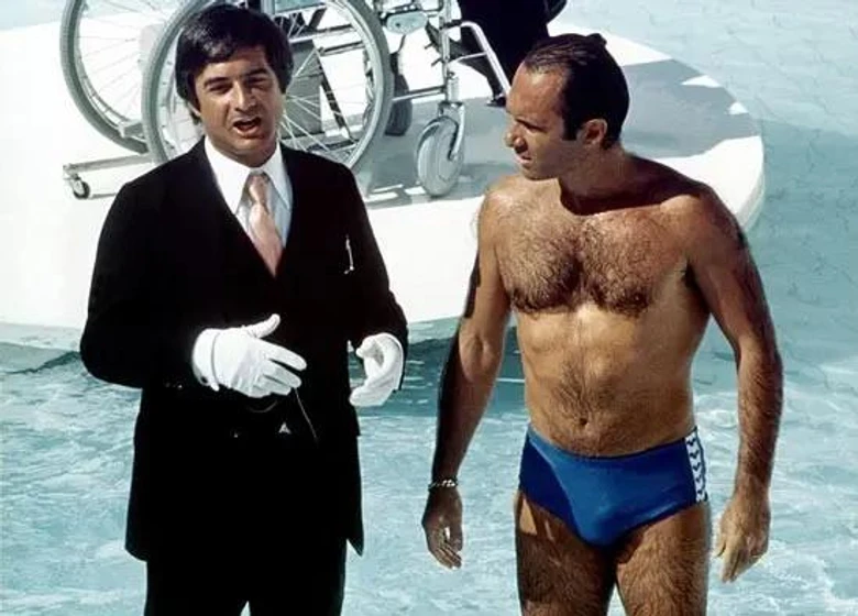 Guy Marchand y Jean-Claude Brialy en le-maitre-nageur