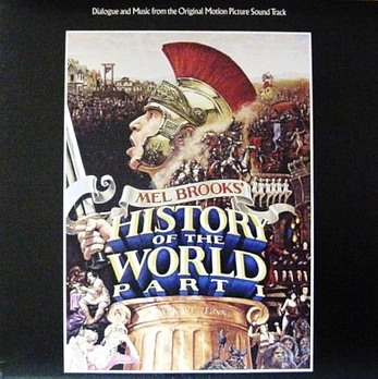 Carátula de la banda de sonido de La Loca Historia del Mundo