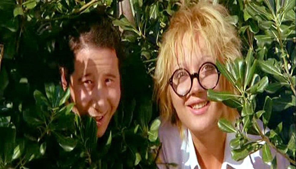 Alvaro Vitali y Angela Doria en La Colegiala