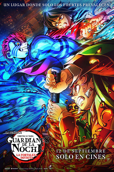 Imagen de Guardianes de la Noche. Kimetsu no Yaiba La Fortaleza infinita (Cartel final español)