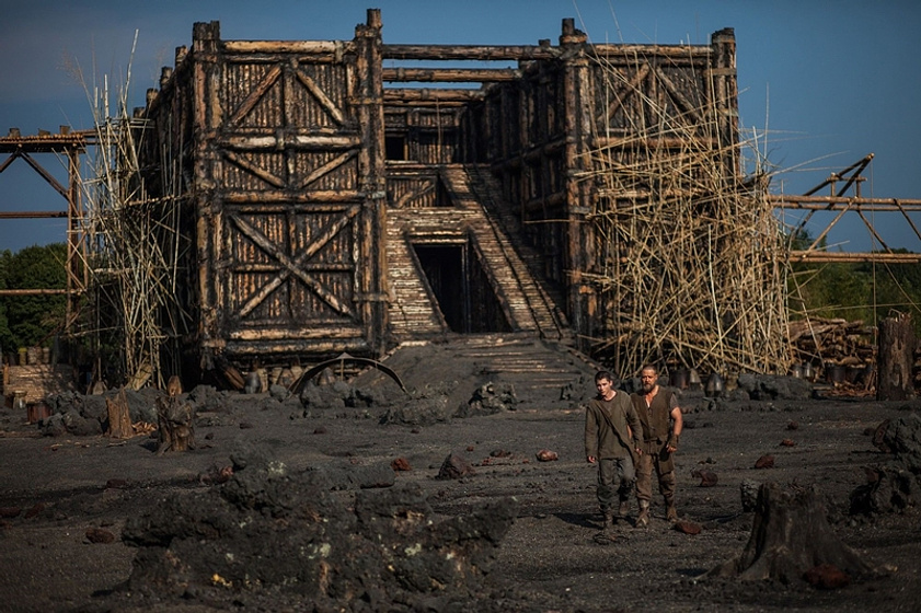 Russell Crowe y Logan Lerman en Noé