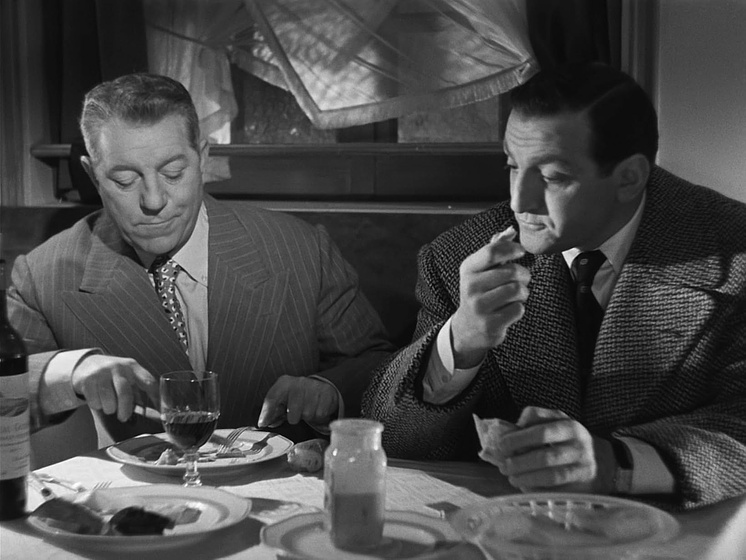 Jean Gabin y Lino Ventura en Razzia sur la Chnouf