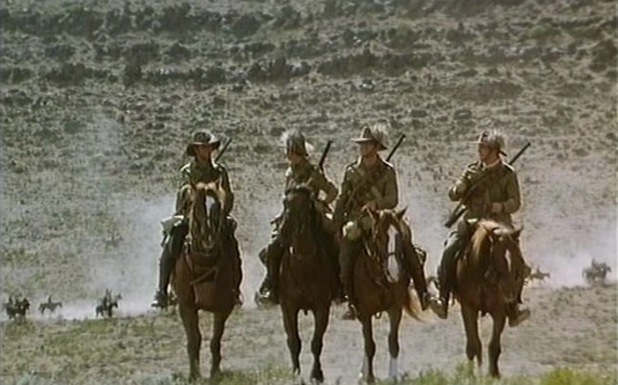 Gary Sweet, Tim McKenzie, John Walton y Jon Blake en jinetes-de-leyenda