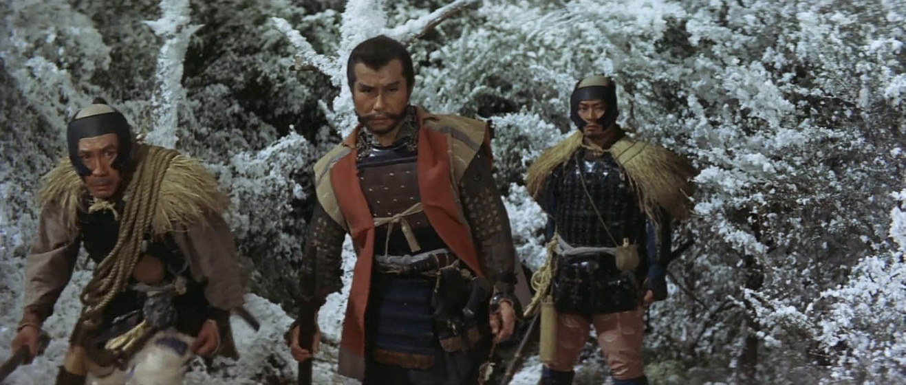 Manabu Morita y Yukio Horikita en Daimajin, La Ira del Dios Diabólico