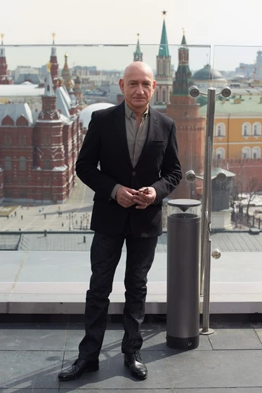 Ben Kingsley en iron-man-3 (Photocall en Moscu. Abril 2013)