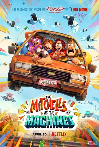 Poster de Los Mitchell contra las máquinas