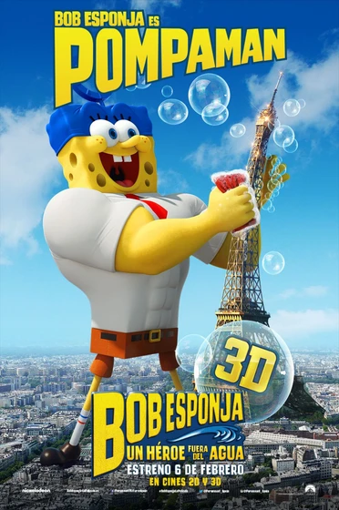 Imagen de bob-esponja-un-heroe-fuera-del-agua (Cartel personajes español)