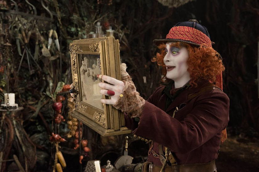 Johnny Depp en Alicia a través del espejo