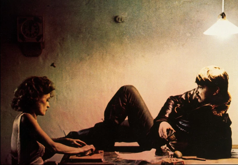 Klaus Löwitsch, Rainer Werner Fassbinder y Ingrid Caven en la-sombra-de-los-angeles
