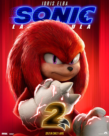 Imagen de Sonic 2. La Película (Cartel personajes español)