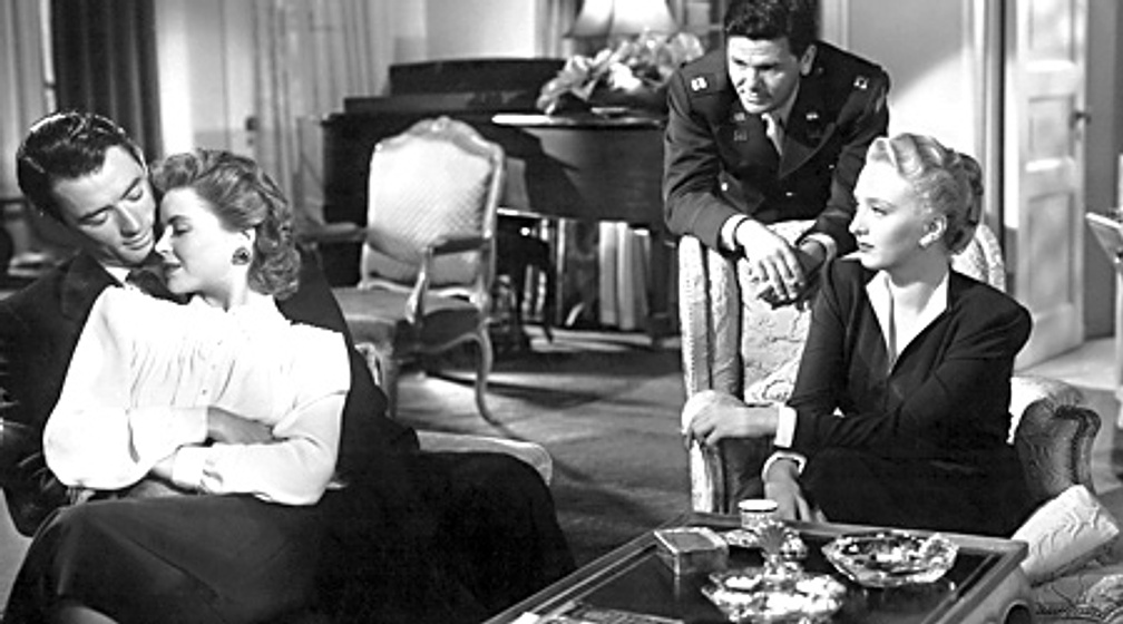 Dorothy McGuire, Gregory Peck, Celeste Holm y John Garfield en La Barrera Invisible