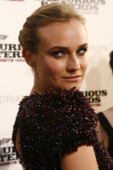 Diane Kruger en Malditos bastardos (Premiere en Los Angeles. Agosto 2009)