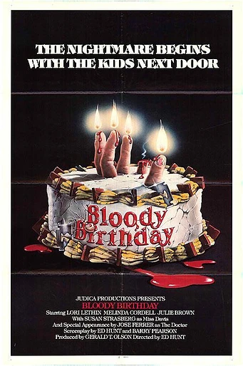 Poster de Cumpleaños sangriento